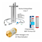 UMH Hexagon UV Alvito Einbaufilter Inox T Filtereinsatz ABF Primus SD
