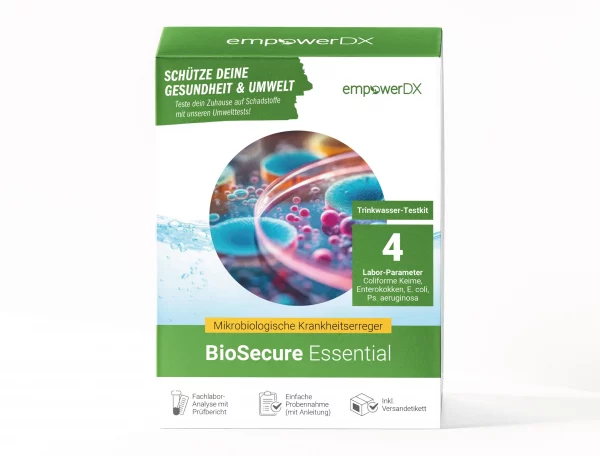 BioSecure Essential – Keim-Test fürs Trinkwasser (4 Parameter)