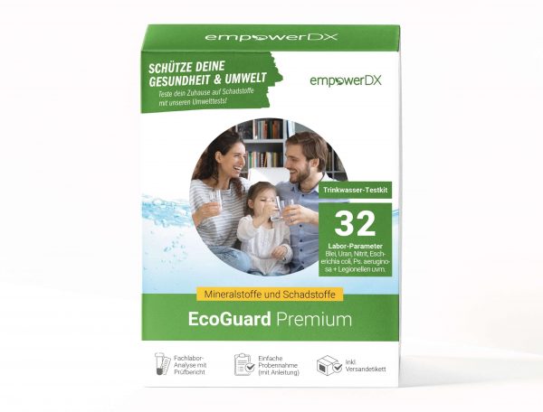 EcoGuard Premium Trinkwasser Test – Probenahme-Set