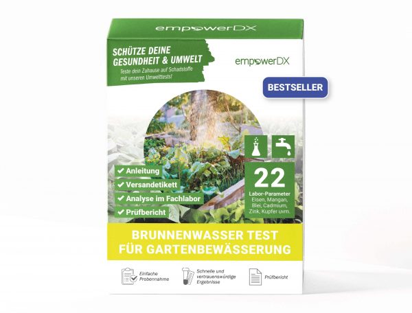 Brunnenwasser Test Garten – Probenahme Set